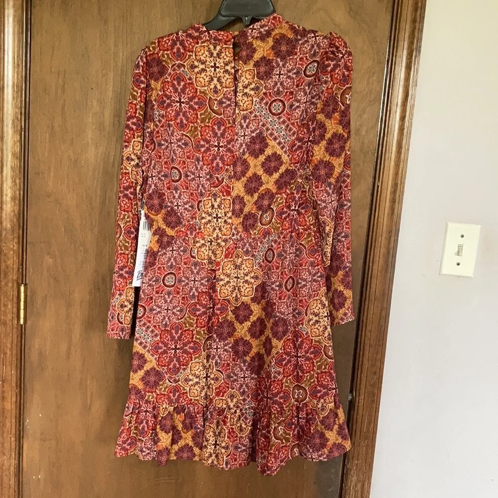 Relist10/9❌Emma & Michele boho floral print dress size M - Picture 13 of 17